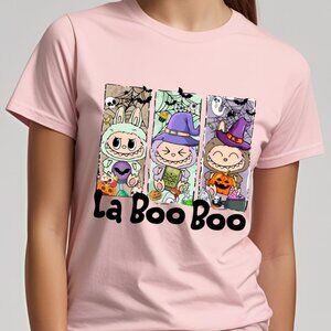 Labooboo Halloween Graphic T-shirt for adult Labubu